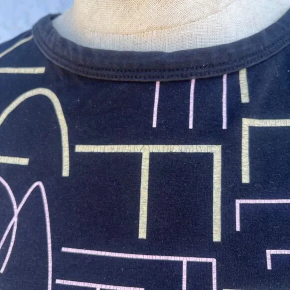 Gianfranco Ferre Jeans T-Shirt Blouse women Xl Y2k Designer Sleeveless top - Picture 6 of 13